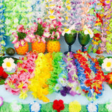 50pcs Hawaiian Leis Decorations, Hawaiian Leis Bulk Flower Necklaces