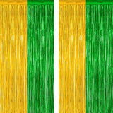 2 Pack Graduation Backdrop, Large Grad Decor 2026, Green Gold