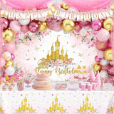Princess Birthday Party Decorations Pastel Floral Castle Party