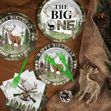 96Pcs The Big One Hunting 1st Birthday Party Decorations The Big One