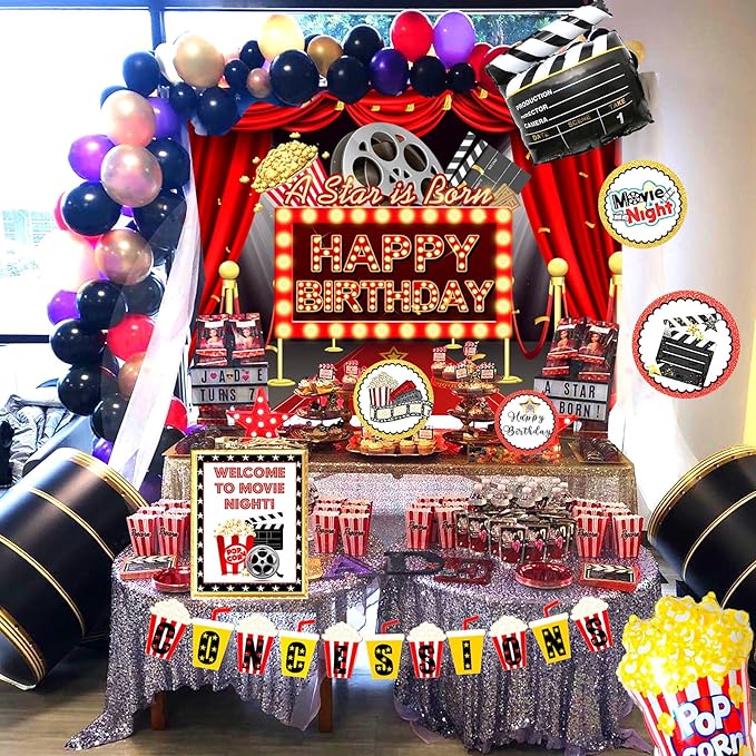 Movie Theme Birthday Party Decorations Movie Theater Decorations