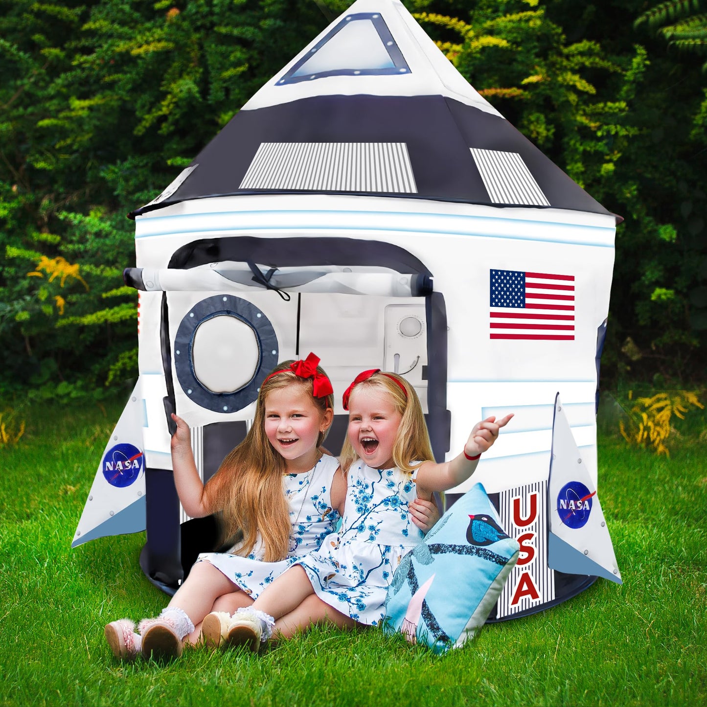 Kids Tent Indoor Pop up Play Tent for Kids, Outer Space