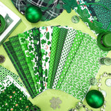 100 Pcs 10 x 10 Inch St Patrick's Day Fabric Squares Bundles Irish