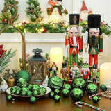 XmasExp 24ct Christmas Ball Ornaments Shatterproof Christmas