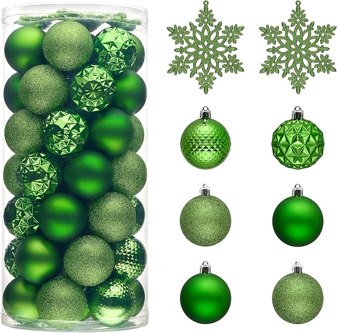 Valery Madelyn Christmas Tree Decorations Ornament Set, 50ct 2.36 #3