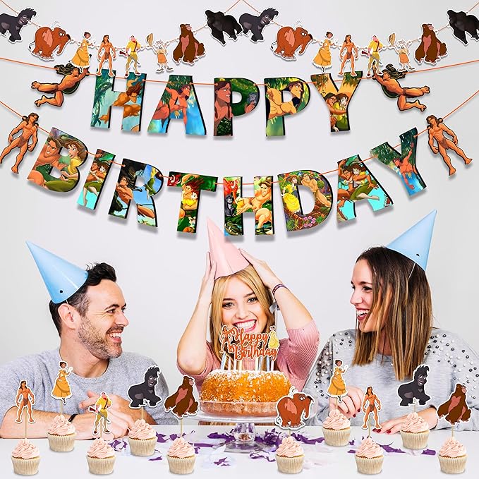 Tarzn Theme Birthday Party Supplies Jungle Safari Adventure