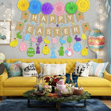 Easter Animal Party Decorations Set for Home Happy Easter Banner Egg