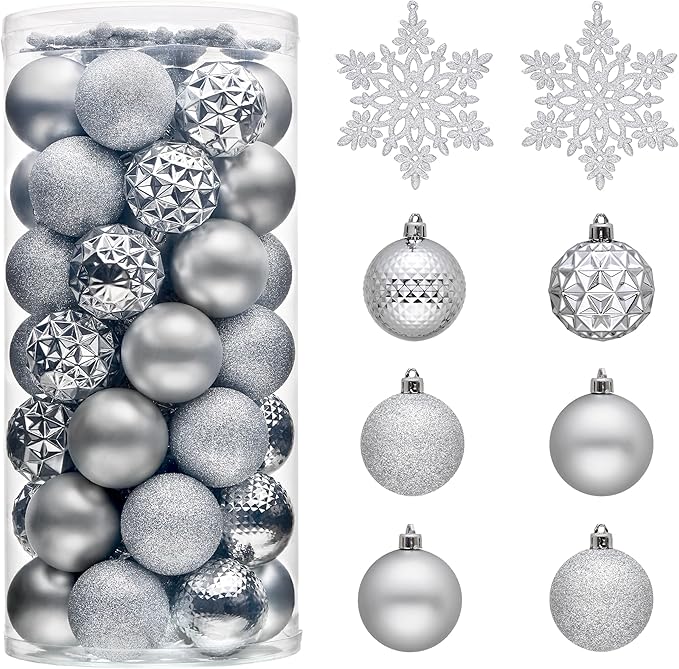 Valery Madelyn Christmas Tree Decorations Ornament Set, 50ct 2.36 #8