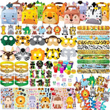 Jungle Safari Party Favors Set Wild Animals Set for Kids Birthday