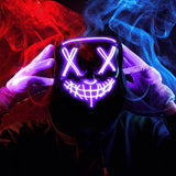 JOYIN Halloween Led Mask, Light Up Mask and Gloves for Cosplay Costume