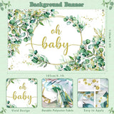 263 Pc Sage Green Baby Shower Decorations Boy Or Girl Gender Neutral
