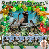 Dinosaur Birthday Party Decorations Kit for Boys Dino Birthday