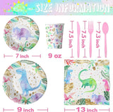 Pastel Dinosaur Party Supplies for 20 Guests Girl Dinosaur Birthday