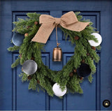 Velvet Christmas Ornaments Balls for Tree - 15pcs Blue Shatterproof