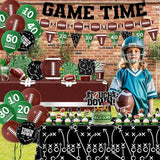 Football Party Supplies Kit Serve 24 Touchdown Plates Napkins