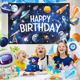 Outer Space Birthday Decorations for Boys,Party Decor Supplies Boy
