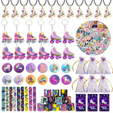 Tazimi 122 PCS Roller Skate Party Favors Skating Party Supplies with