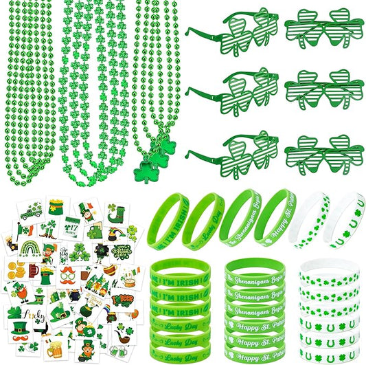 140PCS St Patricks Day Accessories St Patrick's Day Glasses