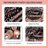 Retirement Party Decorations Rose Gold Balloons Happy retirement