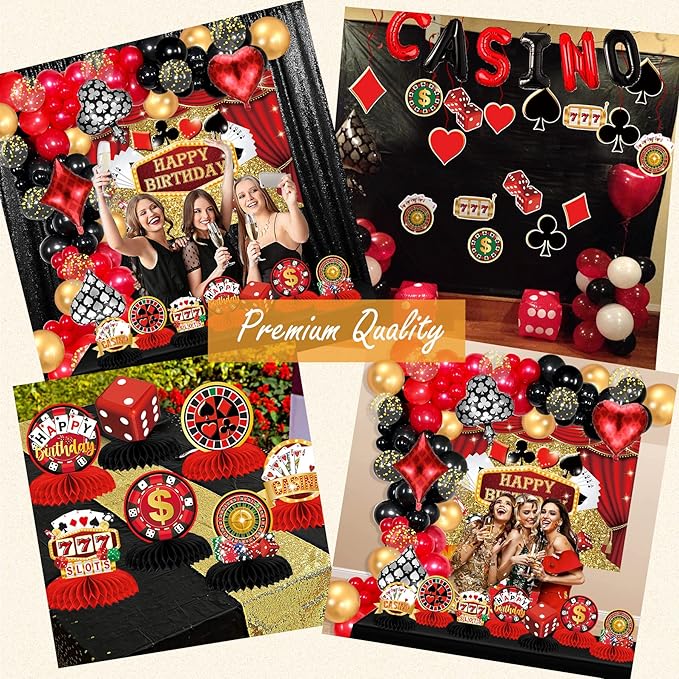 Casino Theme Party Decorations Casino Birthday Decorations Supplies