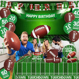 Football Party Supplies Football Plates and Napkins Tablecloth