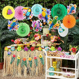 Tropical Party Decorations Hawaiian Party Decor with Paper Parrots
