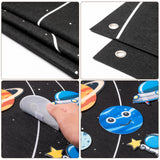 WATINC 44Pcs Outer Space Felt Story Board Set 3.5 Ft Solar System