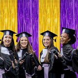 2 Pack Graduation Backdrop, 3.28 FT x 7.05 FT Grad Party Decorations