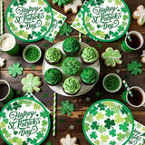 106PCS St Patrick's Day Plates and Napkins Set St Patricks Day
