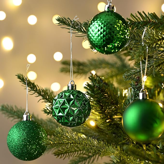 Valery Madelyn Christmas Tree Decorations Ornament Set, 50ct 2 Inches