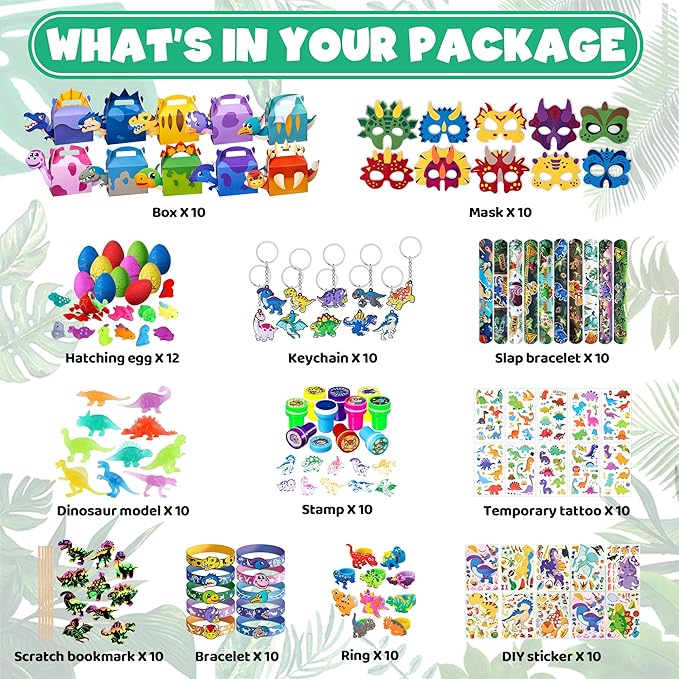 Dinosaur Party Favors Dinosaur Birthday Party Supplies Dinosaur