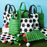 24 Pcs Soccer Party Favors Bags with Handles Reusable Non woven