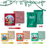 Invisible Ink Pen and Notebook Pack of 16 BONNYCO Safari Party