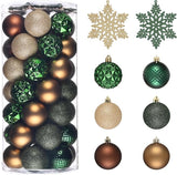 Valery Madelyn Christmas Tree Decorations Ornament Set, 50ct 2 Inches
