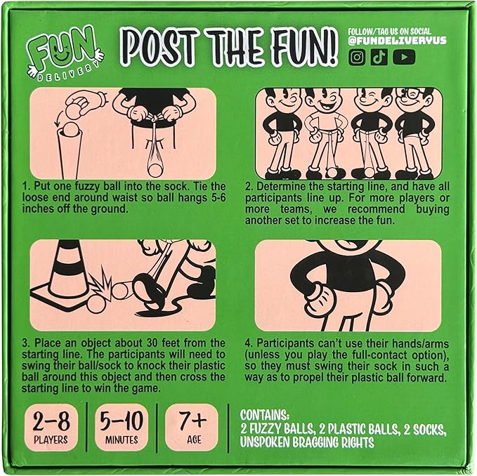 FUN delivery Trunk Swinging Contest Fun Party Game – Hip Swing Race
