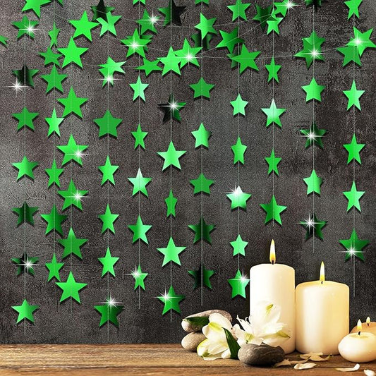 Patelai Glitter Star Garland Banner 2026 Graduation Decor 130 Feet #12