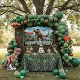Dinosaur Birthday Party Decorations Includes Green and brown balloon