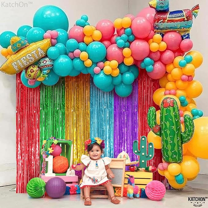 KatchOn, XtraLarge Rainbow Streamers - 3.2 x 8. Ft, 2 Pcs |