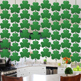 St Patrick's Day Shamrock Decorations 12 Pcs Hanging Swirls for St