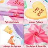 Xtralarge Valentine's Day Conversation Heart Backdrop Banner