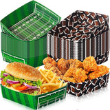 36 Pack Football Party Supplies Large 5 lb Football Plates Trays
