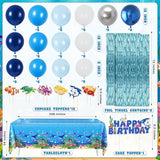 Under the Sea Party Decorations 98Pcs Ocean Theme Birthday Party