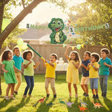 Dinosaur Piñata Party Set 132 Pieces with Hitting Stick Confetti
