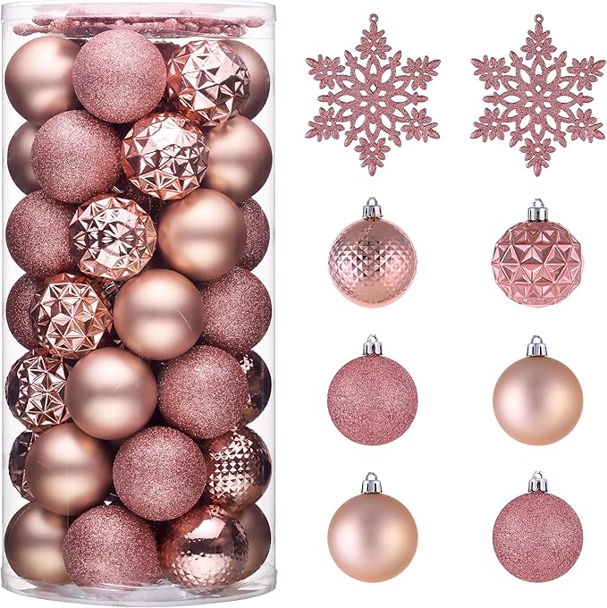 Valery Madelyn Christmas Tree Decorations Ornament Set, 50ct 2.36 #12