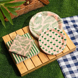 Tropical Luau Party Paper Plate and Napkin Set Premium Quality 80