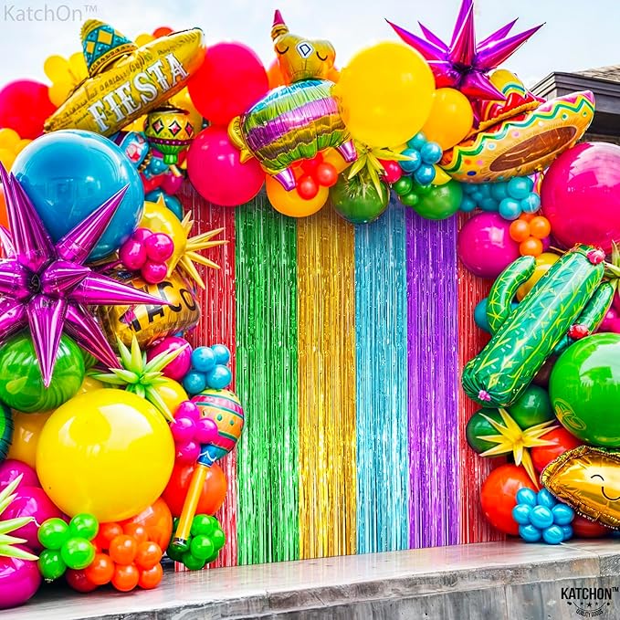 KatchOn, XtraLarge Rainbow Streamers - 3.2 x 8. Ft, 2 Pcs |