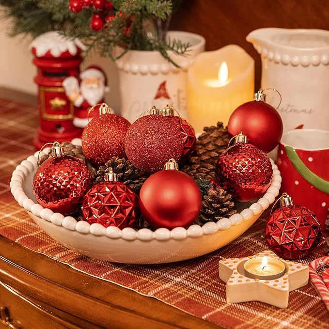 Valery Madelyn Christmas Tree Decorations Ornament Set, 50ct 2.36 #6