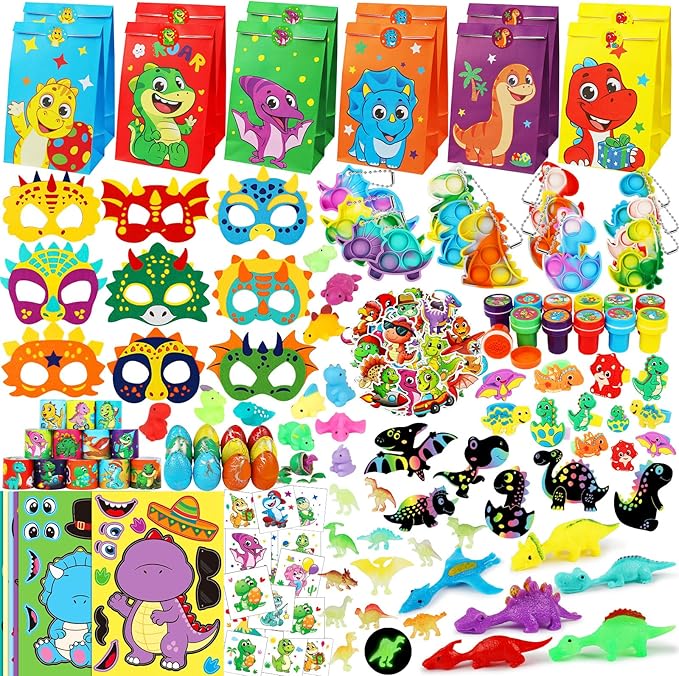 352PCS Dinosaur Party Favors Dinosaur Birthday Party Decorations