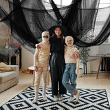 500 x 39 Inch Large Size Halloween Black Creepy Cloth Halloween
