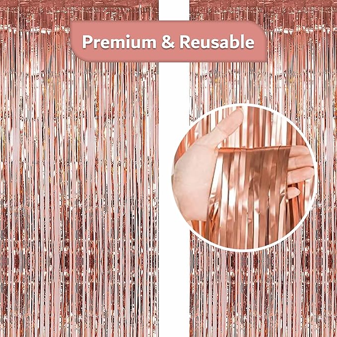 Rose Gold Birthday Party Decorations Kit 50 Piece Set Happy Birthday